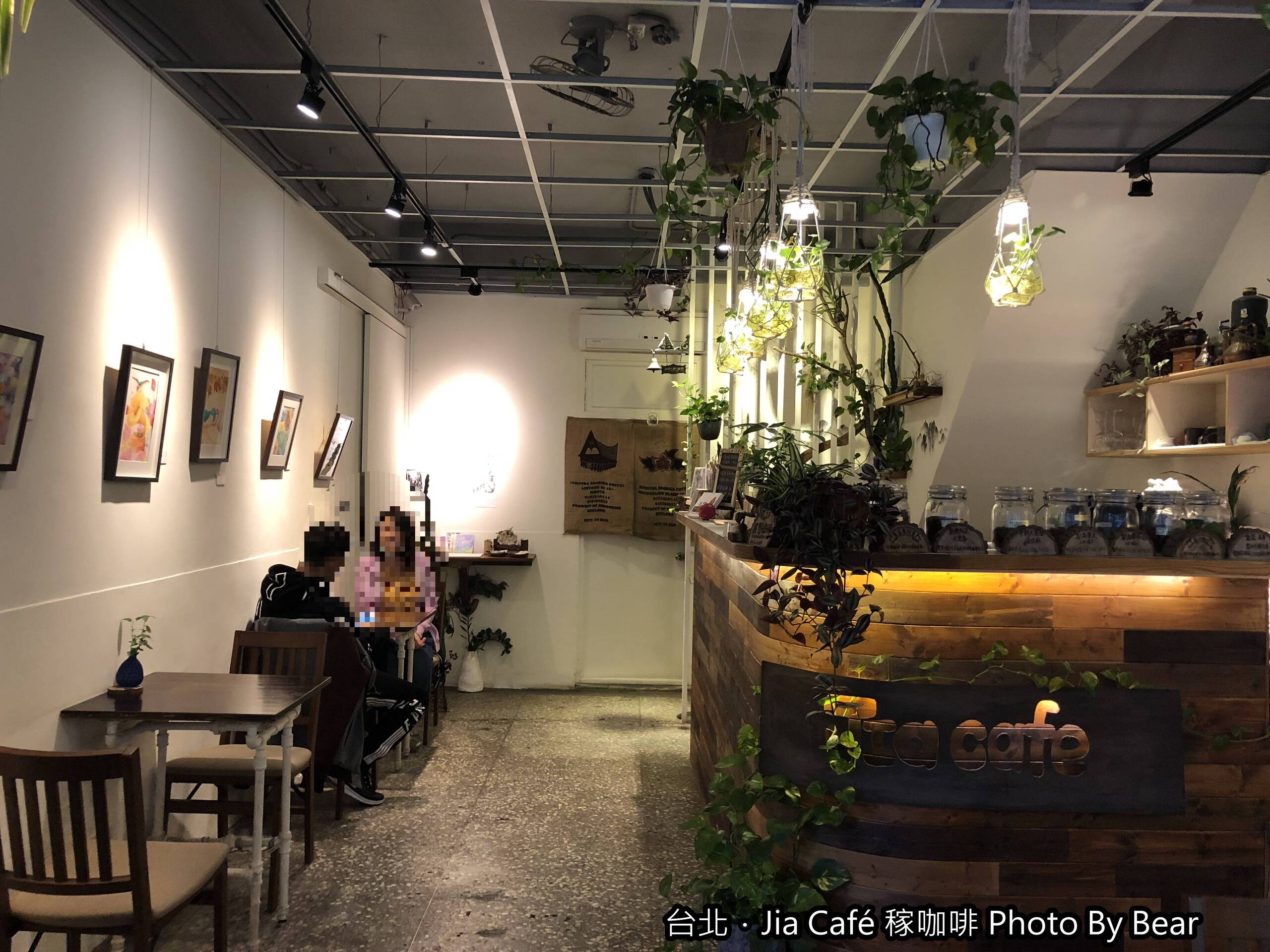 【板橋】「藝文與綠意的結合．Jia Cafe稼咖啡(老宅/木造空間/藝文展覽/植栽/手沖咖啡/雪藏蛋糕/近板橋體育場)」