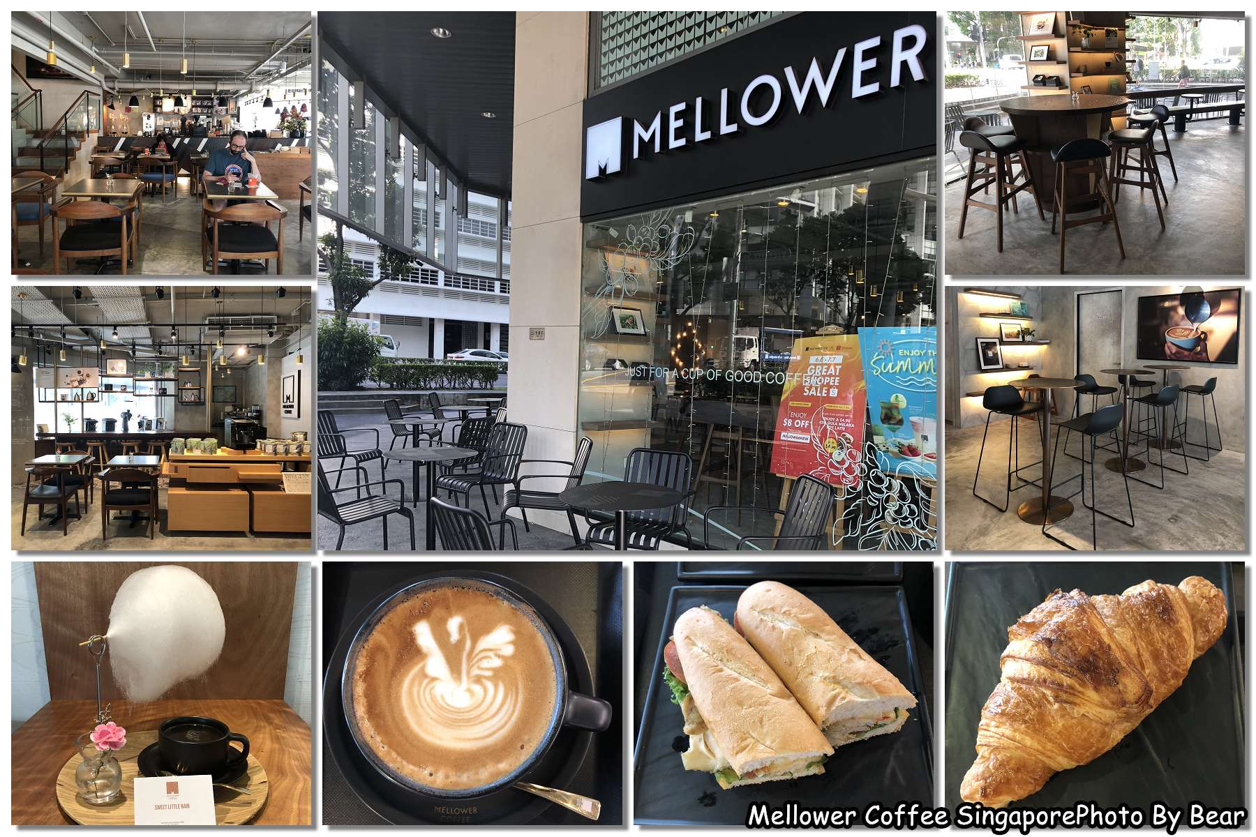 【2019新加坡自由行】「有甜心雨的質感咖啡館．MELLOWER COFFEE（特色咖啡/雲朵咖啡/綿花糖咖啡/輕食/甜點/近武吉士美居酒店）」 @游游滴