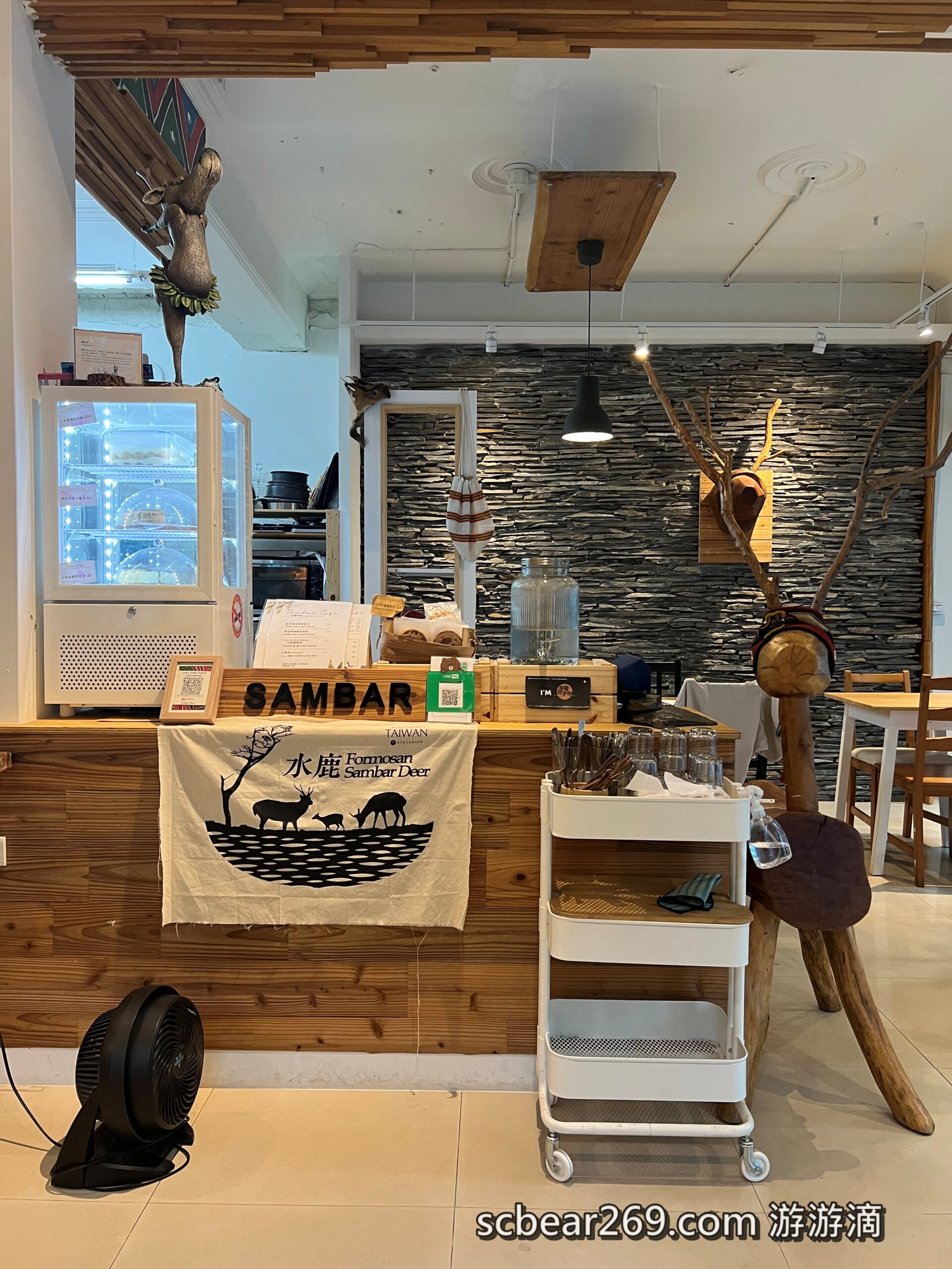 【新竹】「台灣水鹿咖啡Sambar Café(二訪）．環境空間更升級的原民特色咖啡館（甜點/輕食/不限時/近市政府）」