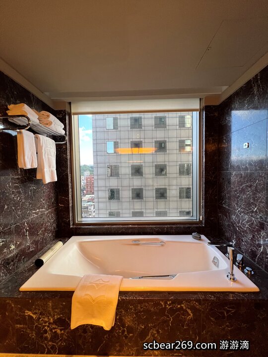 【台北】「遠東香格里拉Shangri-La Taipei ．房內也可看到101的豪華閣超豪華客房篇（中式奢華風/全視界觀景窗/川堂式衣櫃/頂樓溫水游泳池/美拍101夜景）」