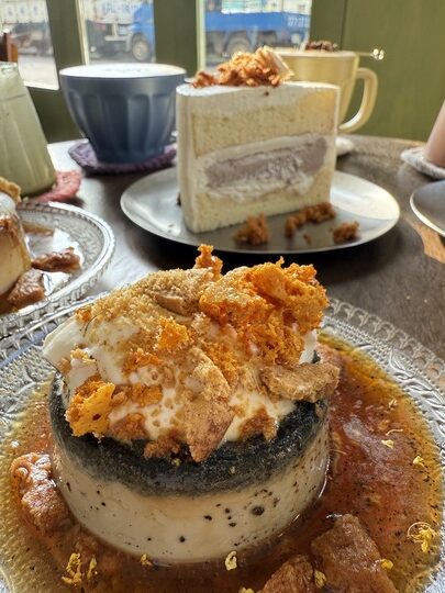 【中壢】「BA-beforetfa．藏身巷弄裡的復古風老宅咖啡館（戚風蛋糕/布蕾丁/寵物友善/近青菓市場）」