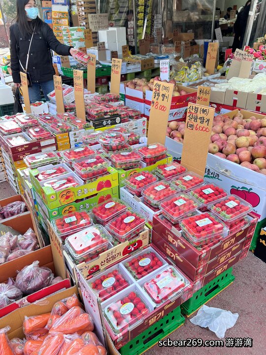 【首爾自由行】「媽媽帶孩子一起辦年貨之旅 Day 2 (上):望遠市場美食散策，QS炸雞、勳勳糖餅 & Paik’s Coffee」」